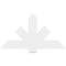 Ekena Millwork Kennewick Architectural Grade PVC Gable Bracket, 48"W x 26"H x 2"D x 6"F, 13/12 Pitch GBP048X26X0206KEN00 - alternate 2